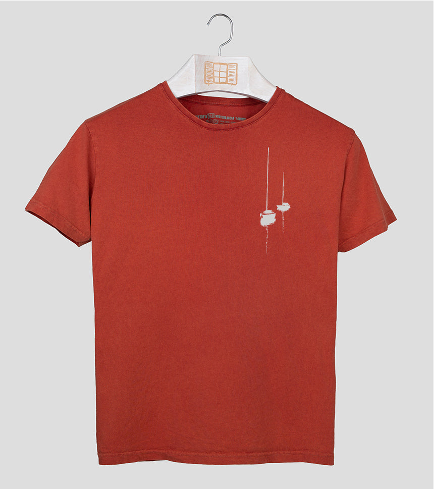 Camiseta manga corta Dragon - arcilla