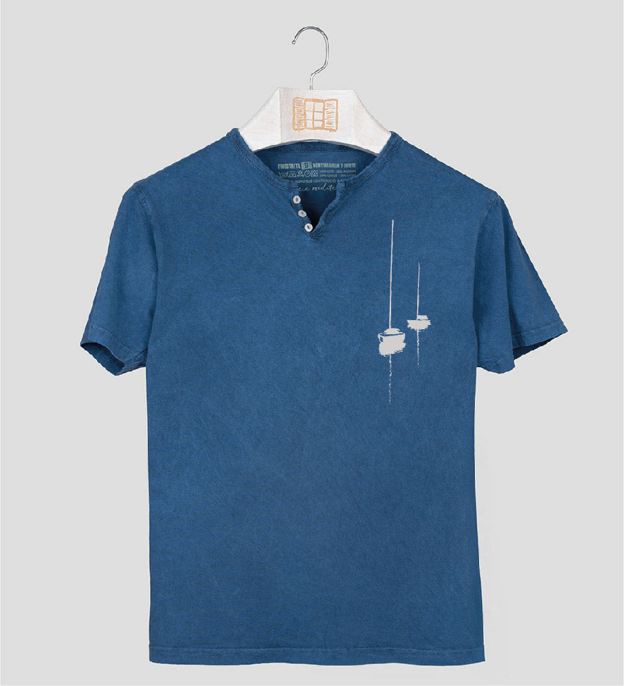 Camiseta cuello botones Dragon