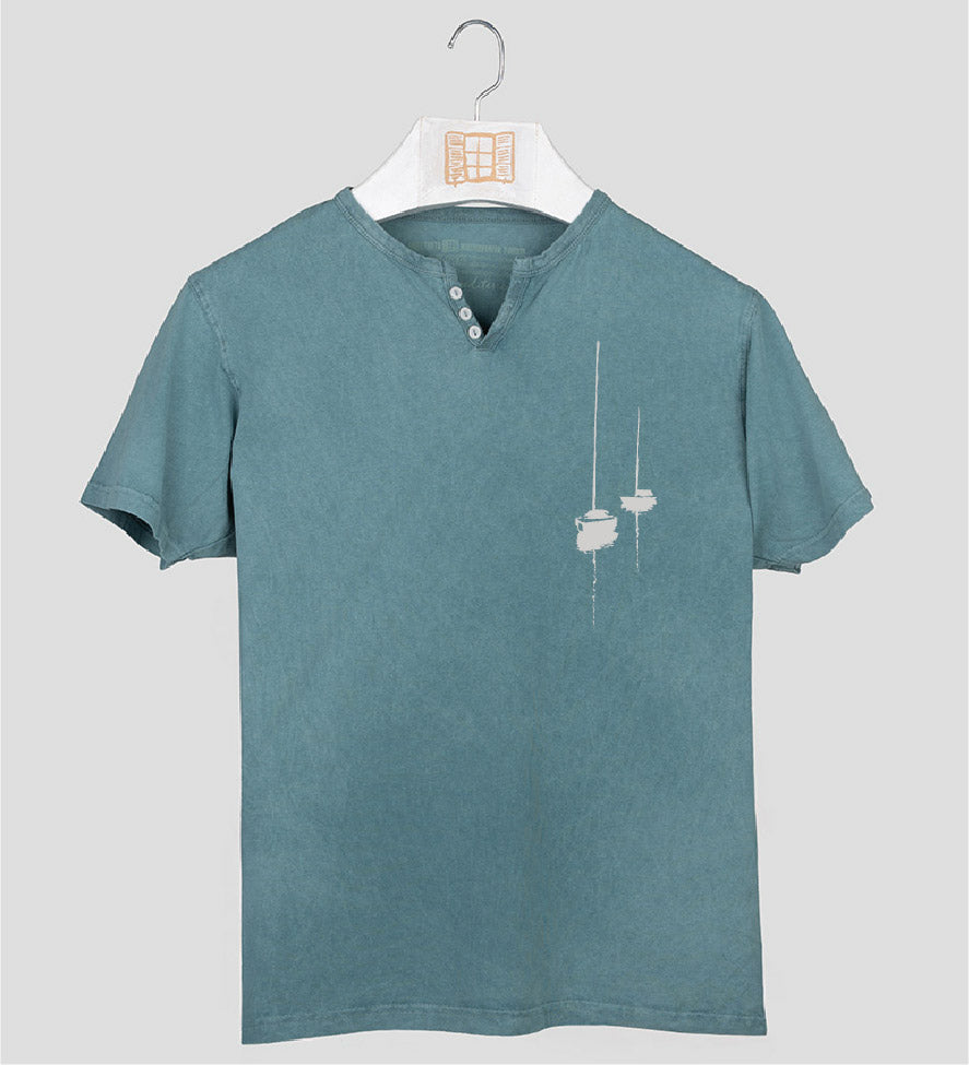 Camiseta cuello botones Dragon
