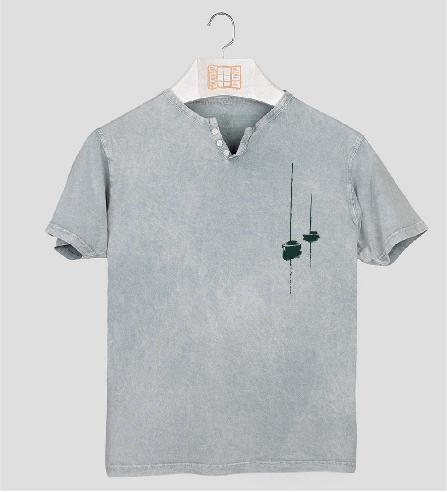 Camiseta cuello botones Dragon