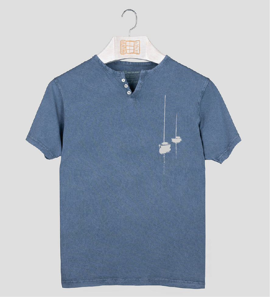 Camiseta cuello botones Dragon