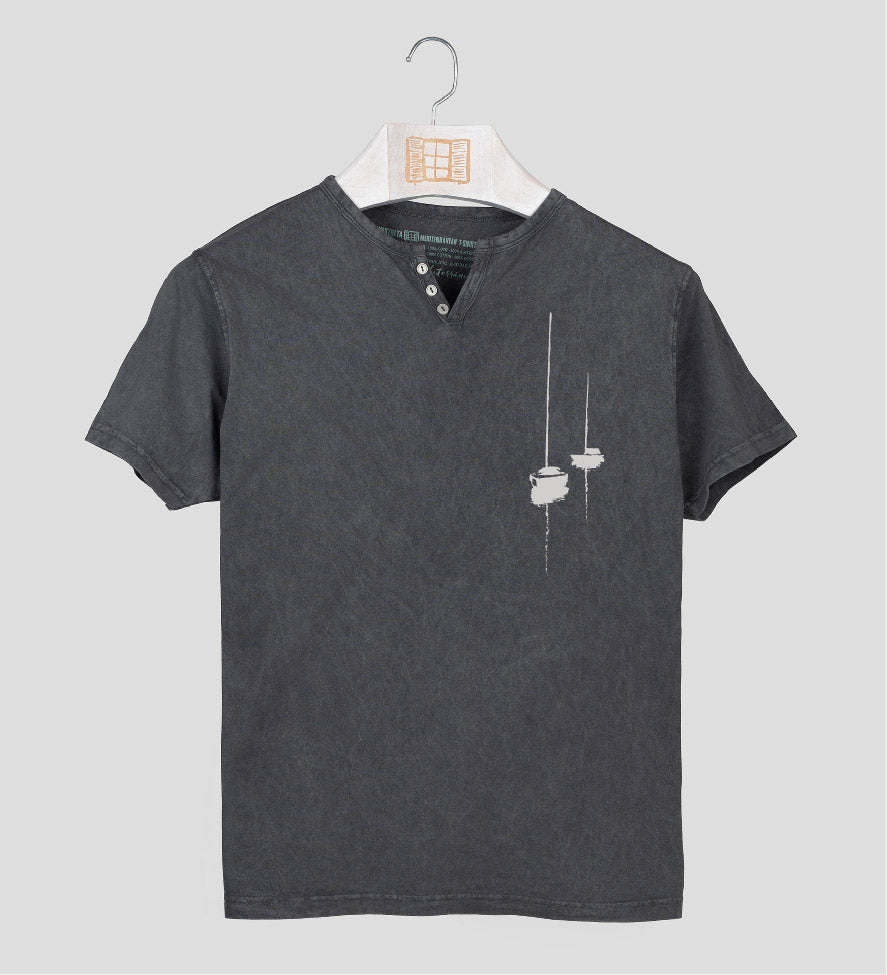 Camiseta cuello botones Dragon