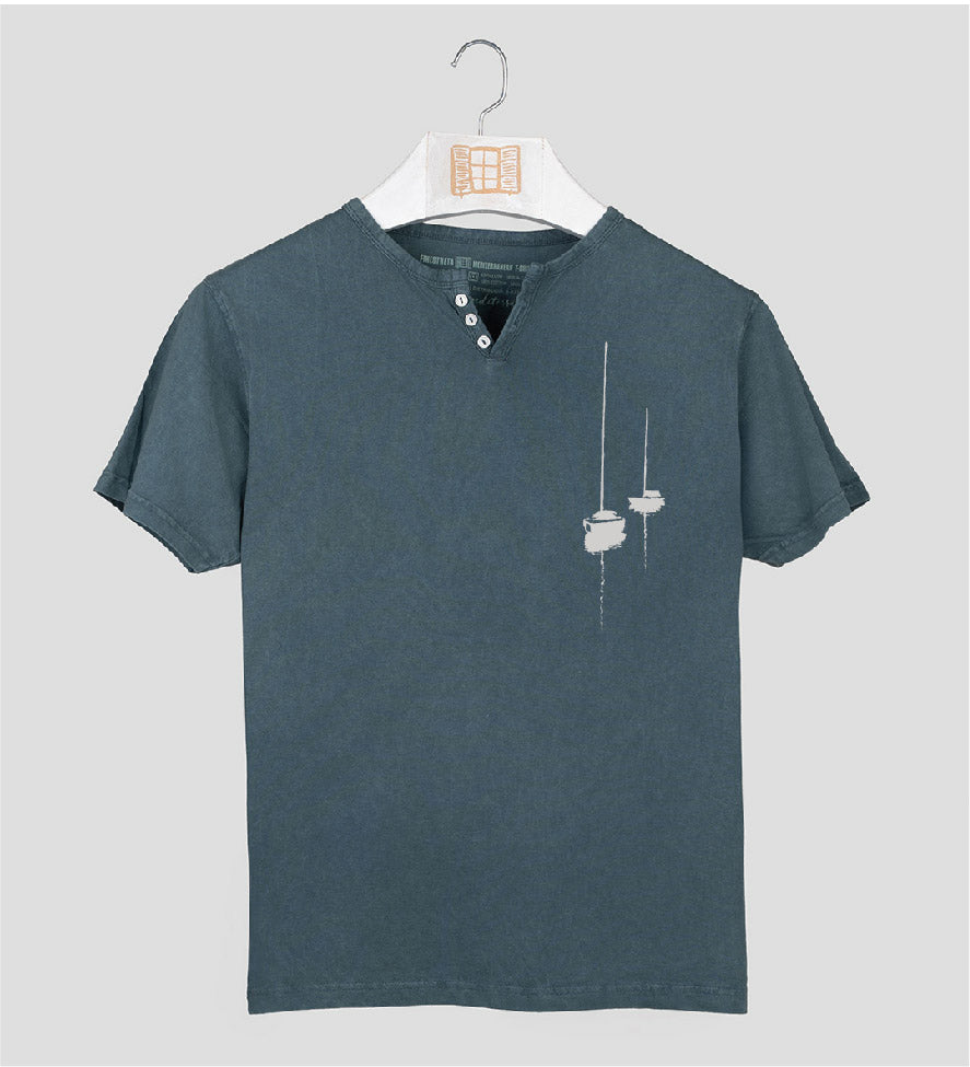 Camiseta cuello botones Dragon