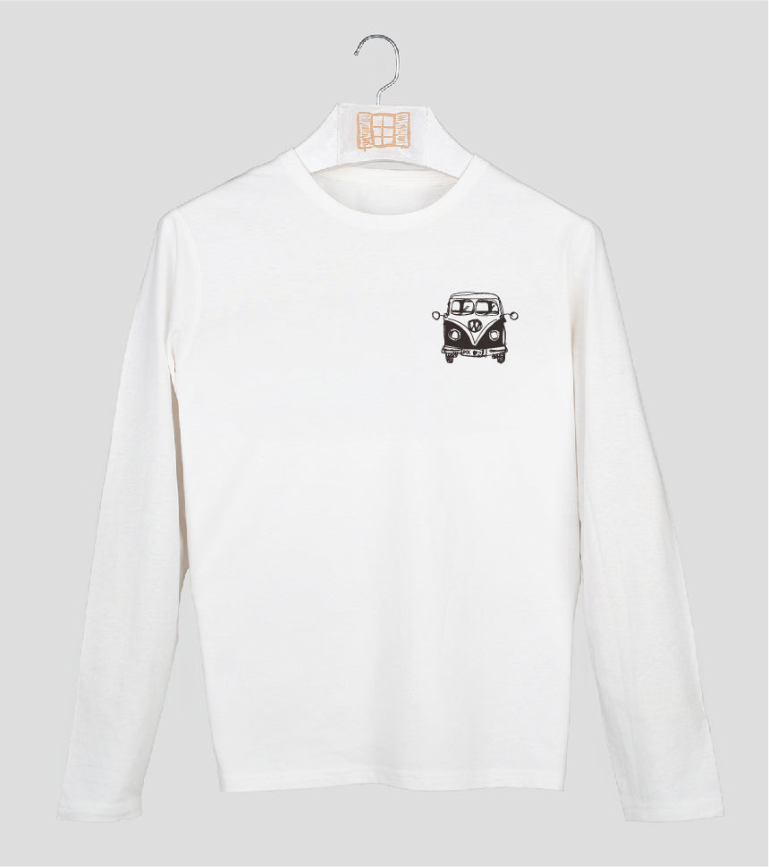 Camiseta manga larga Hombre Petitafurgo - crudo