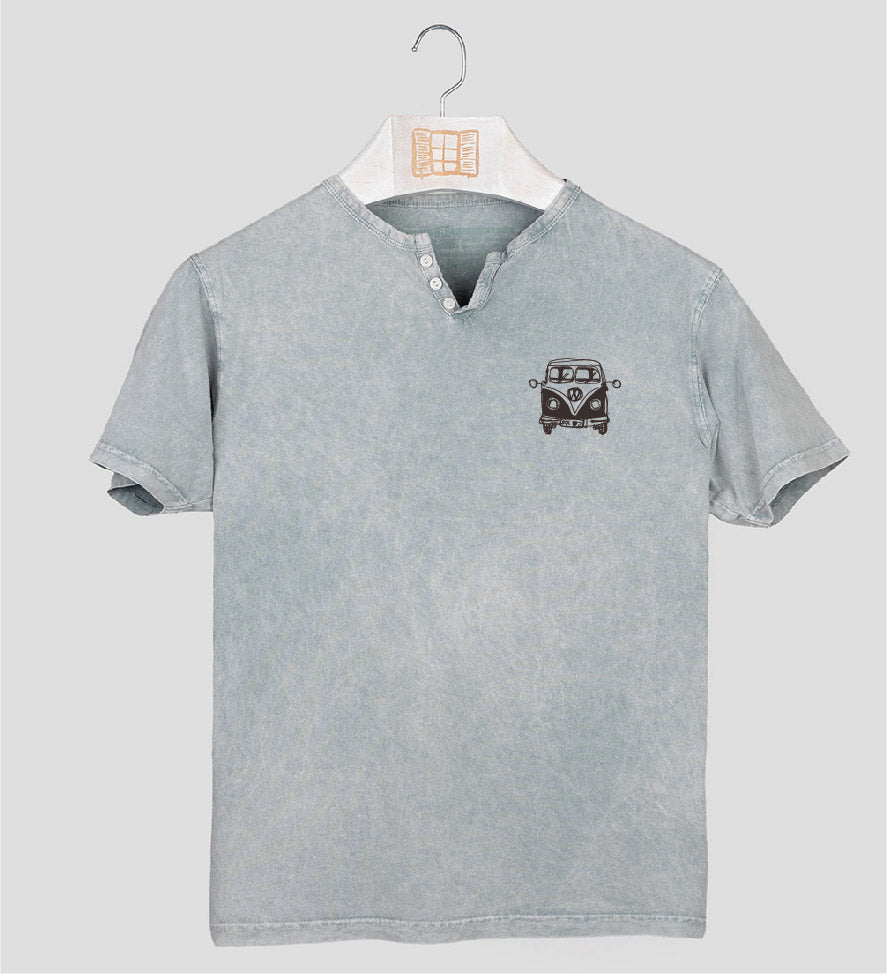 Camiseta cuello botones Petitafurgo