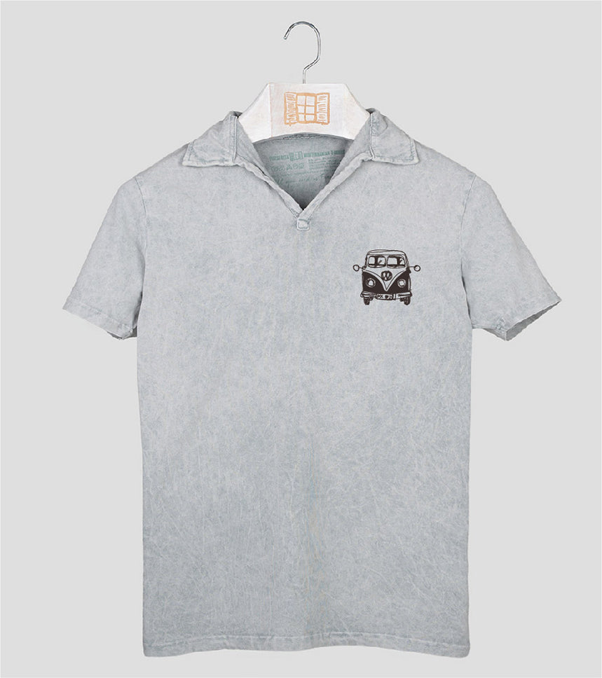 Polo manga corta Hombre Petitafurgo - gris