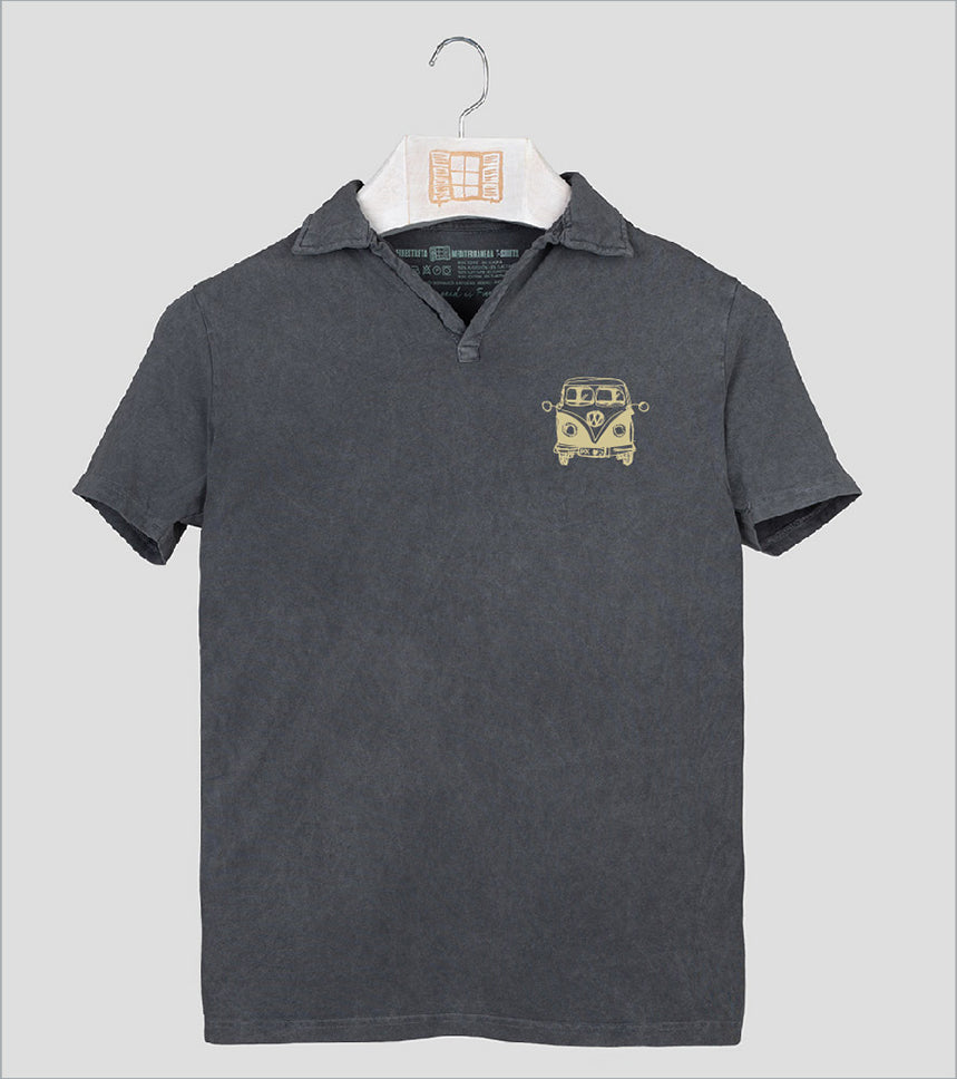 Polo manga corta Hombre Petitafurgo - marengo