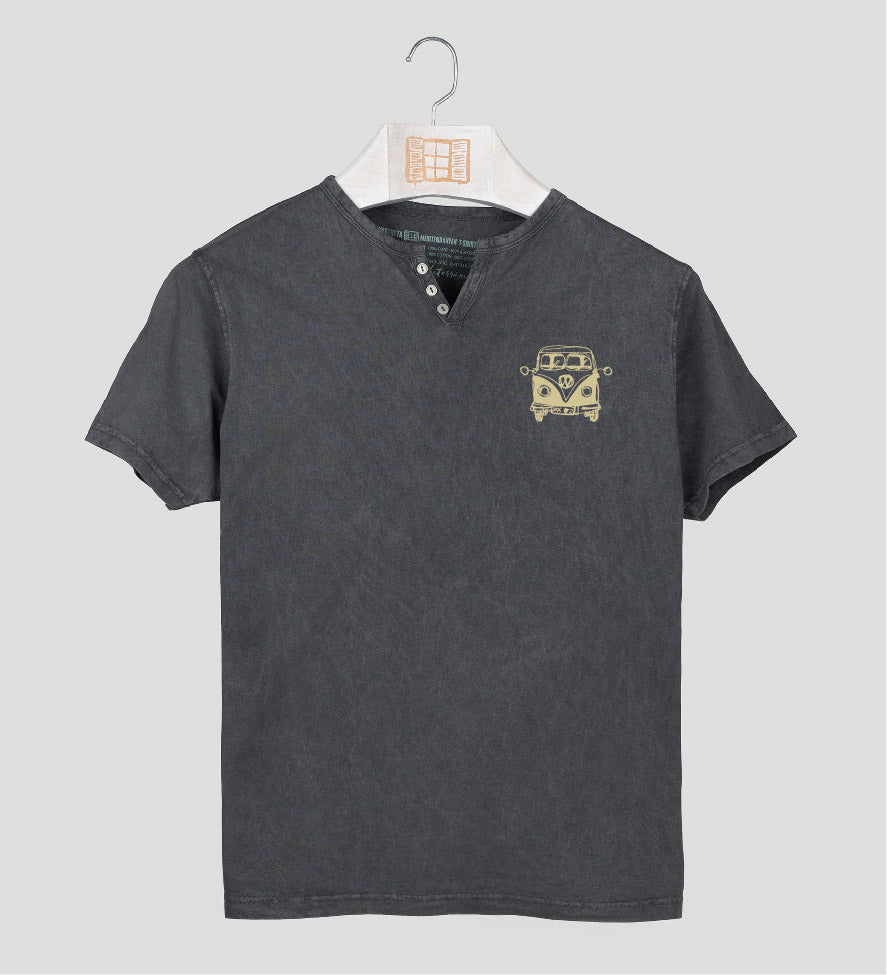 Camiseta cuello botones Petitafurgo