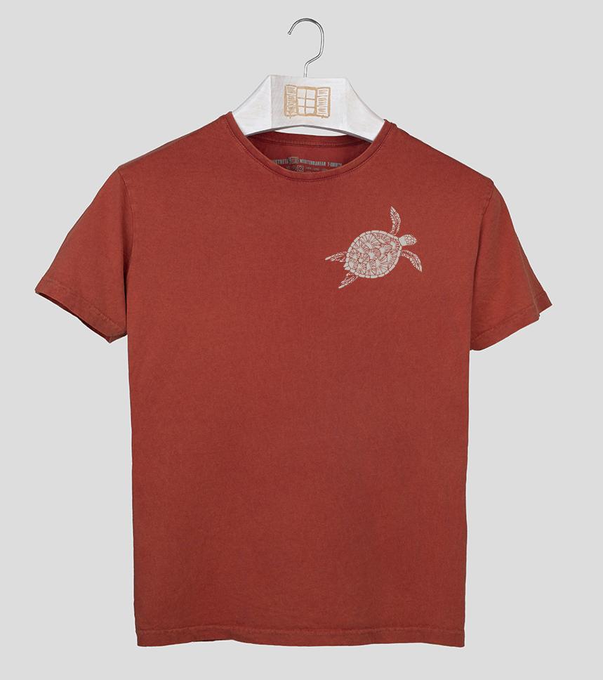 Camiseta manga corta Closca - arcilla