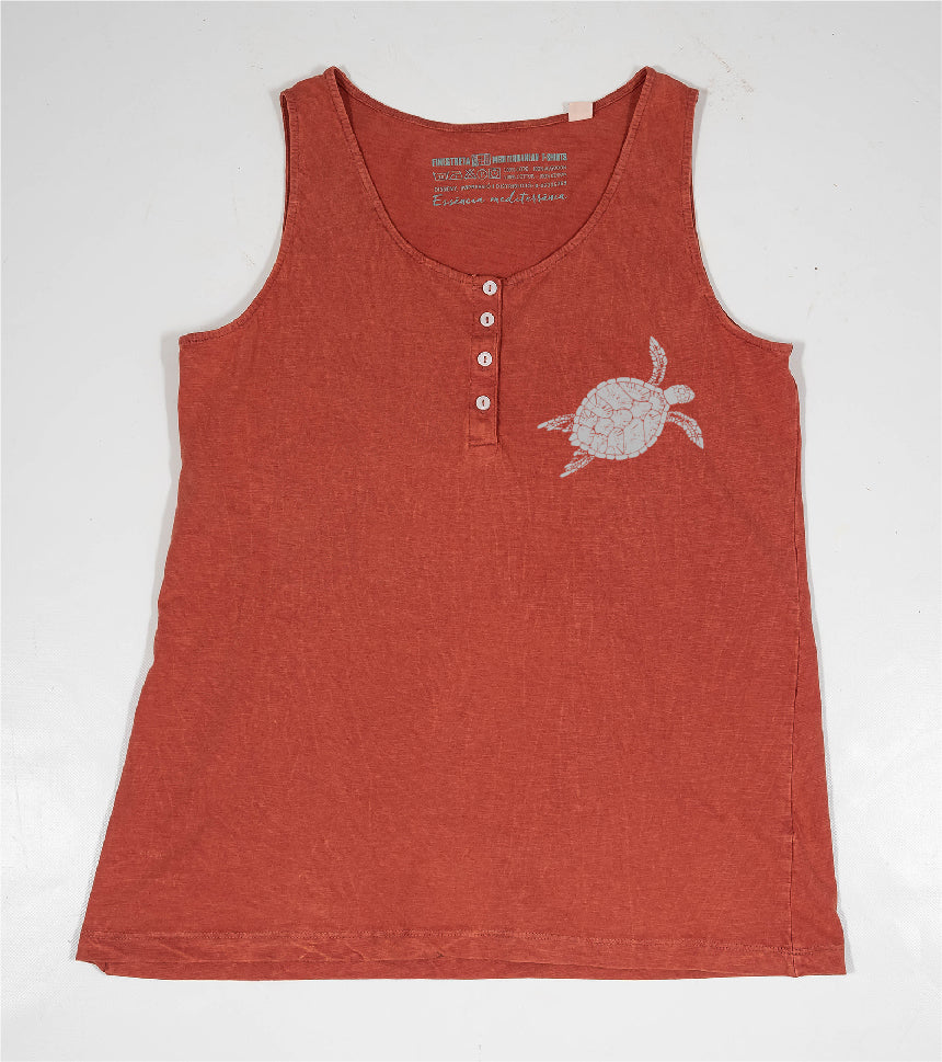 Camiseta de tirantes Mujer Closca - arcilla