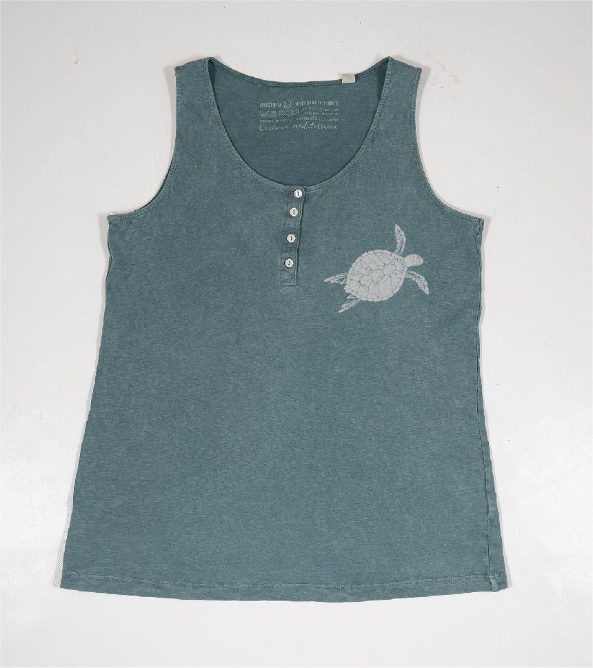 Camiseta de tirantes Mujer Closca - esmeralda