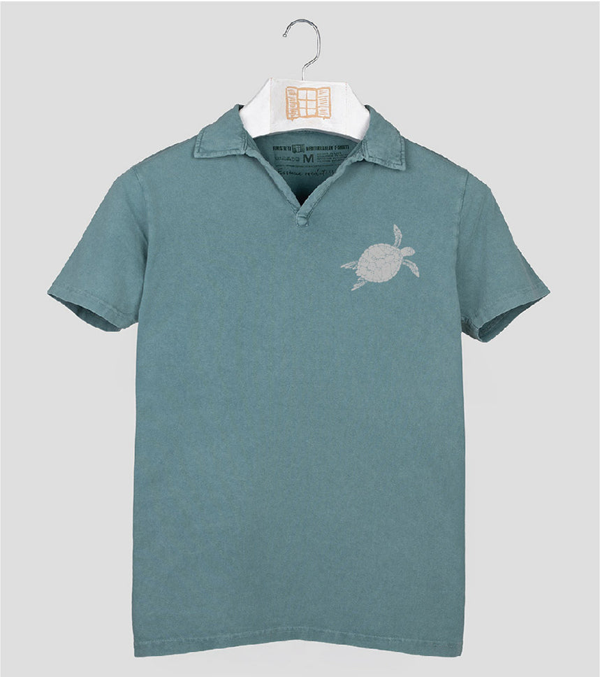 Polo manga corta Hombre Closca - esmeralda