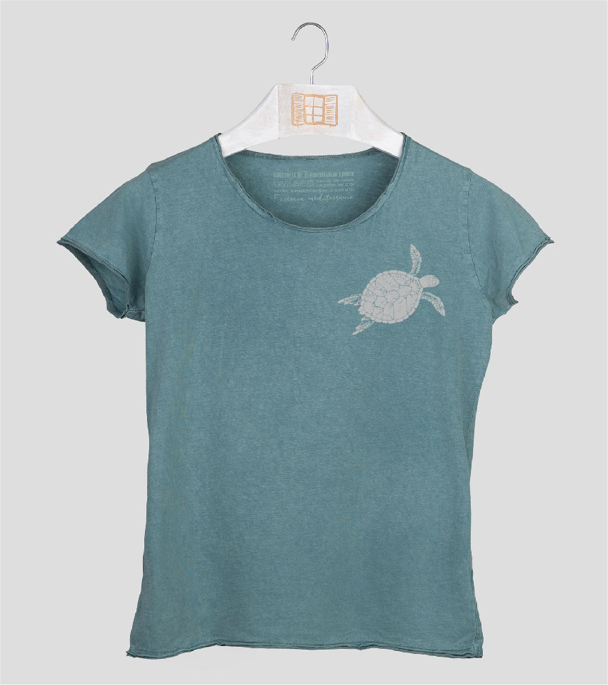 Camiseta manga corta Mujer Closca - esmeralda