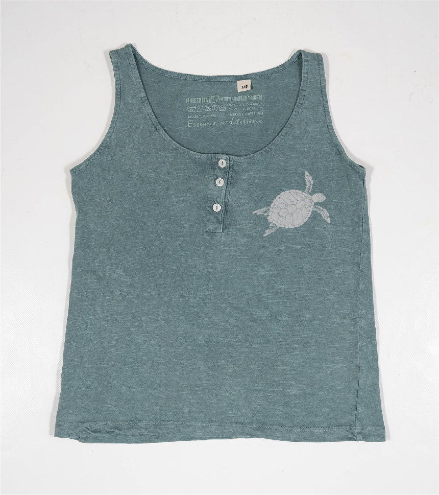 Camiseta de tirantes Niña Closca - esmeralda