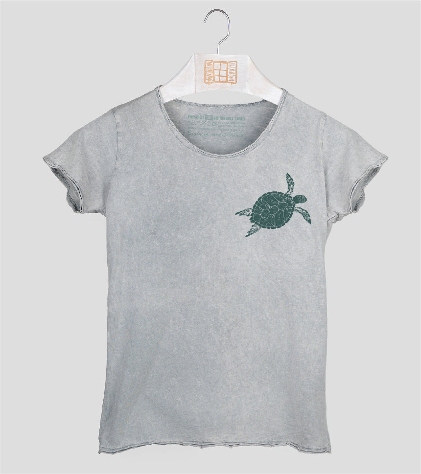 Camiseta manga corta Mujer Closca - gris