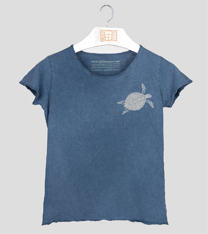 Camiseta manga corta Mujer Closca - indigo