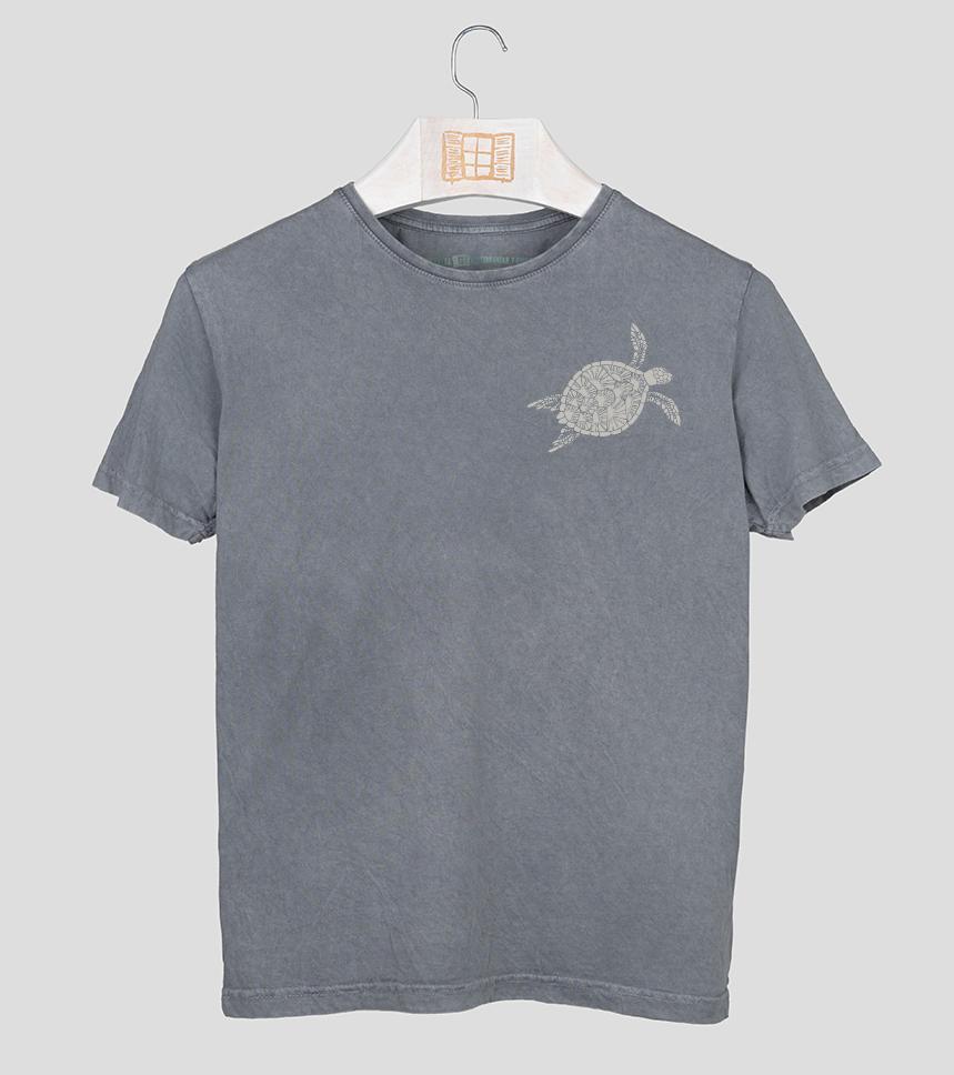 Camiseta manga corta Closca - piedra