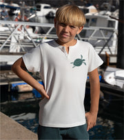 Camiseta cuello botones Niño Closca