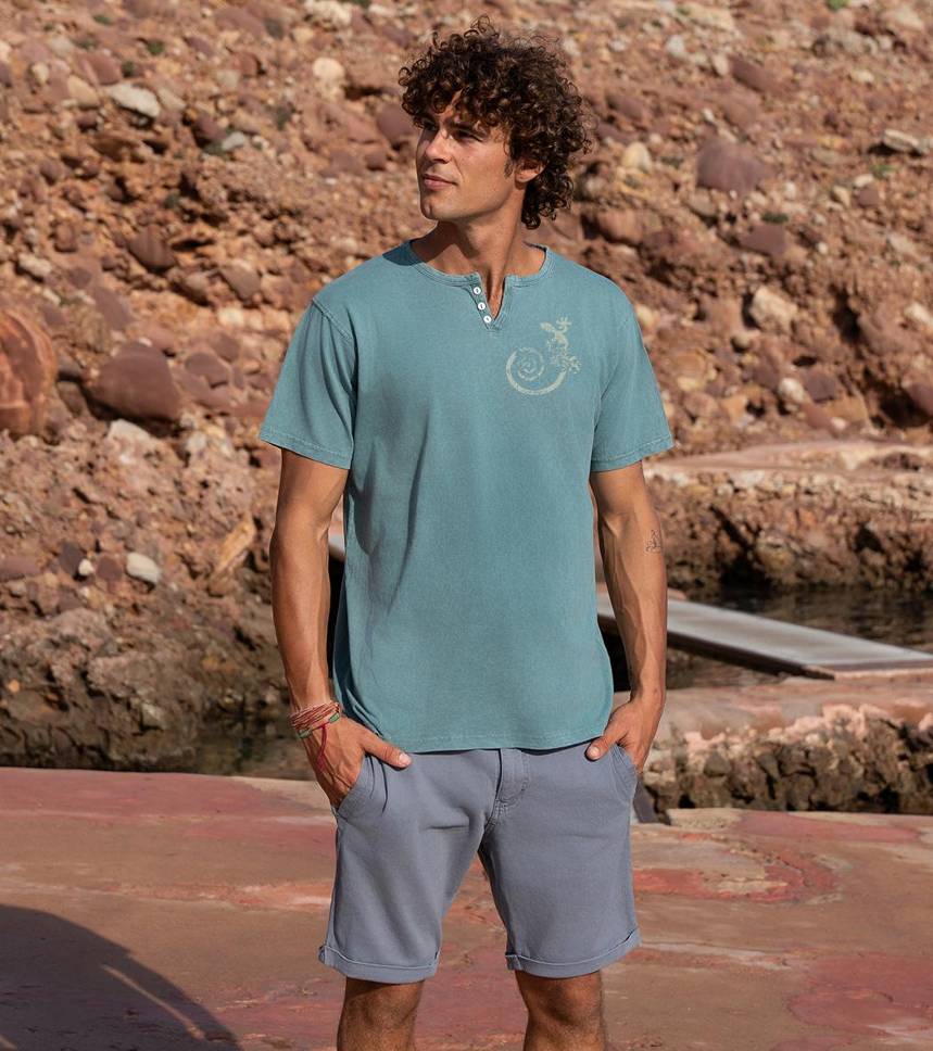 Camiseta cuello botones Cargolat