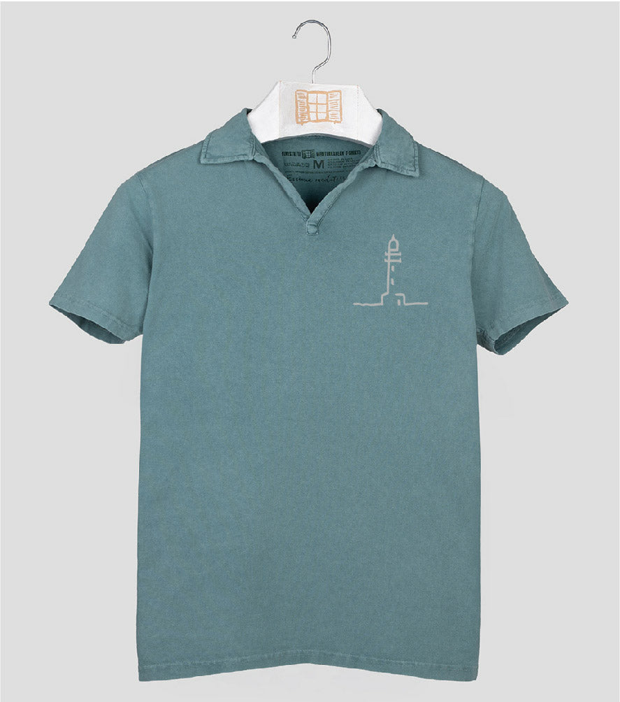 Polo manga corta Hombre Finestretes - esmeralda