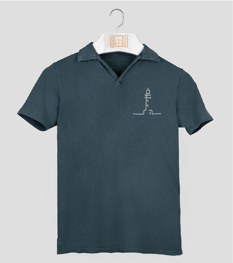 Polo manga corta Hombre Finestretes - plomo