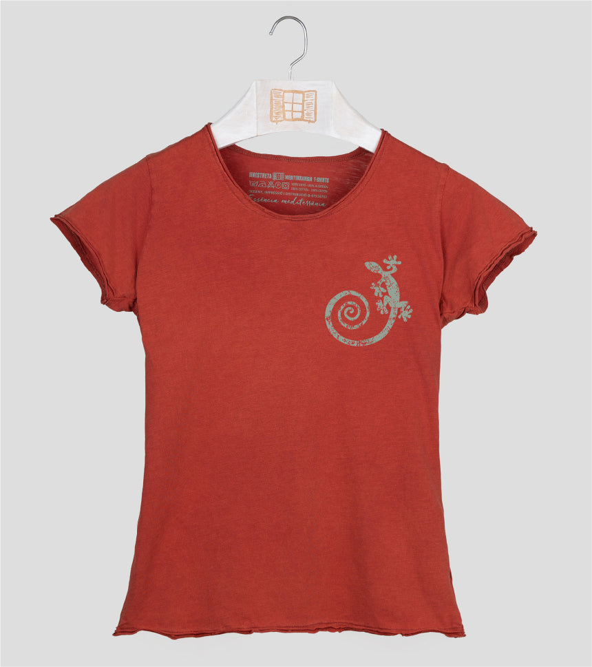 Camiseta manga corta Mujer Cargolat - arcilla