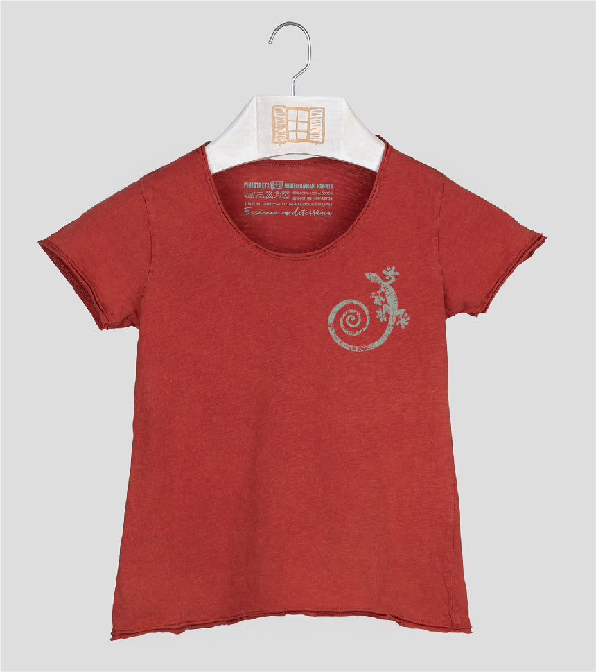 Camiseta manga corta Niña Cargolat - arcilla