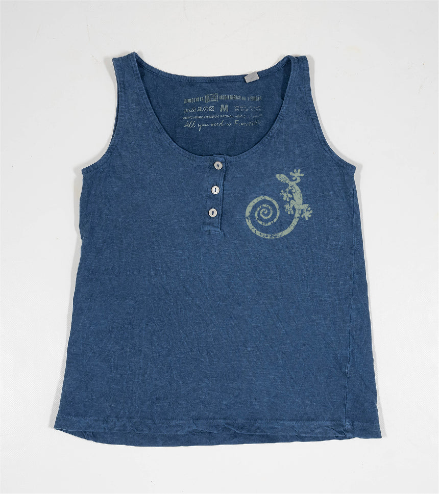 Camiseta de tirantes Niña Cargolat - azul-marino