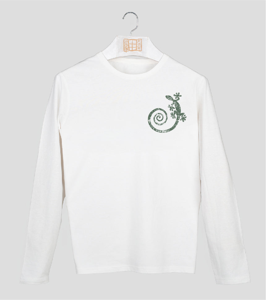 Camiseta manga larga Hombre Cargolat - crudo