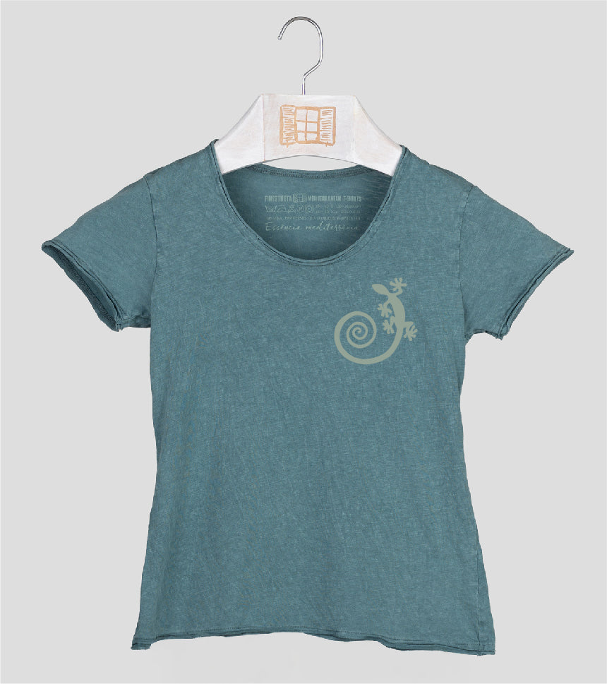 Camiseta manga corta Niña Cargolat - esmeralda