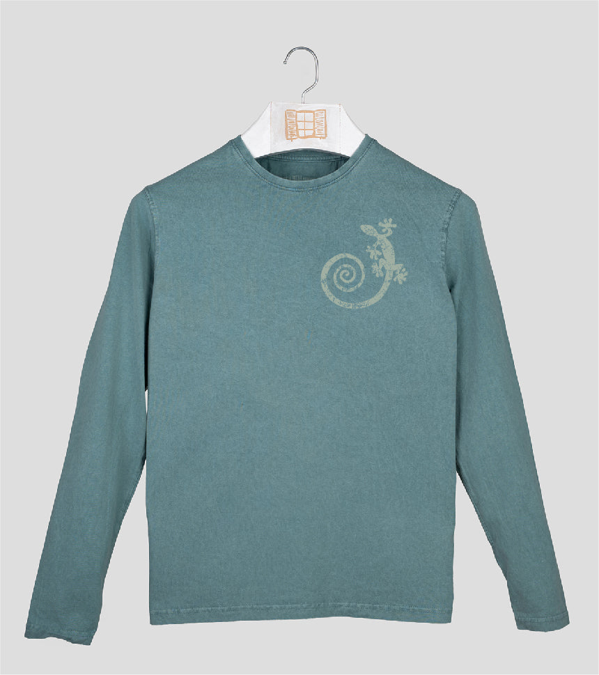 Camiseta manga larga Hombre Cargolat - esmeralda