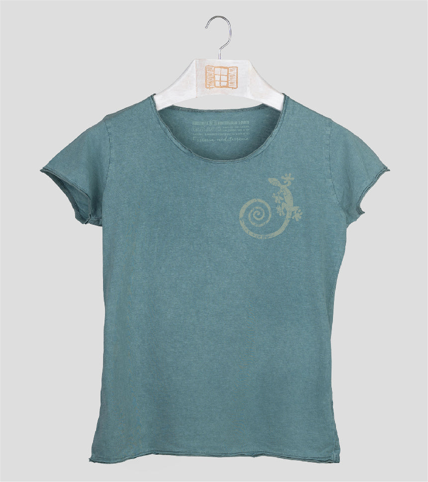 Camiseta manga corta Mujer Cargolat - esmeralda