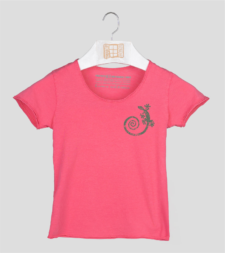Camiseta manga corta Niña Cargolat - fucsia