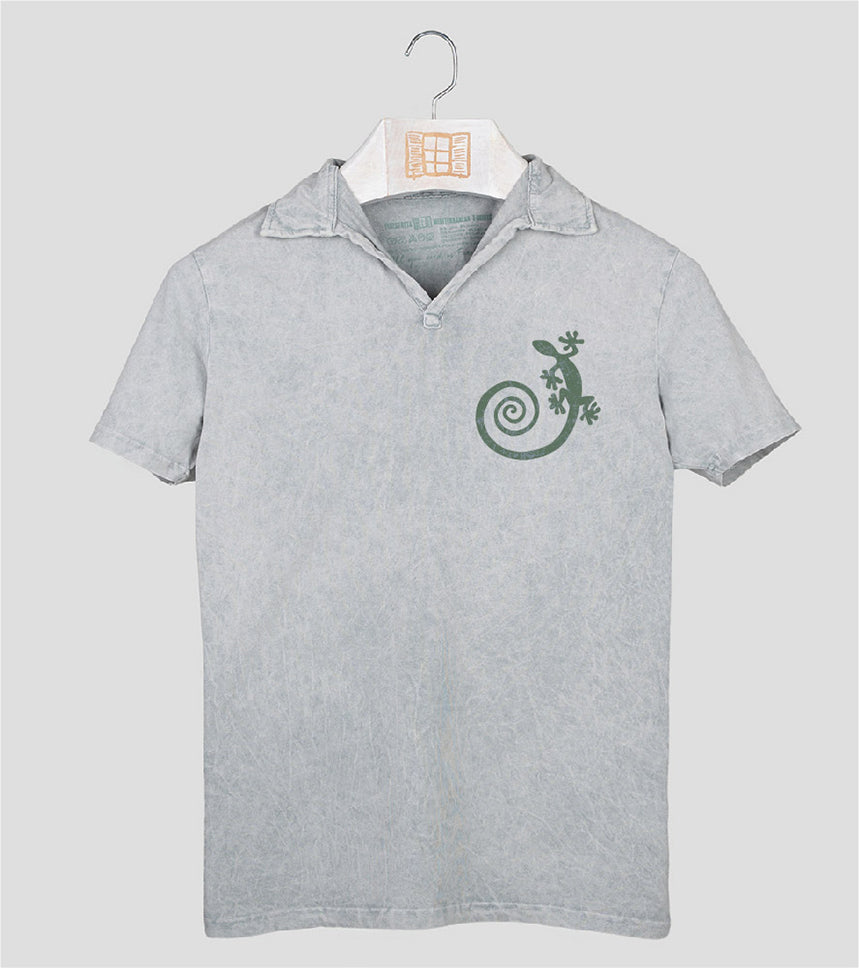 Polo manga corta Hombre Cargolat - gris