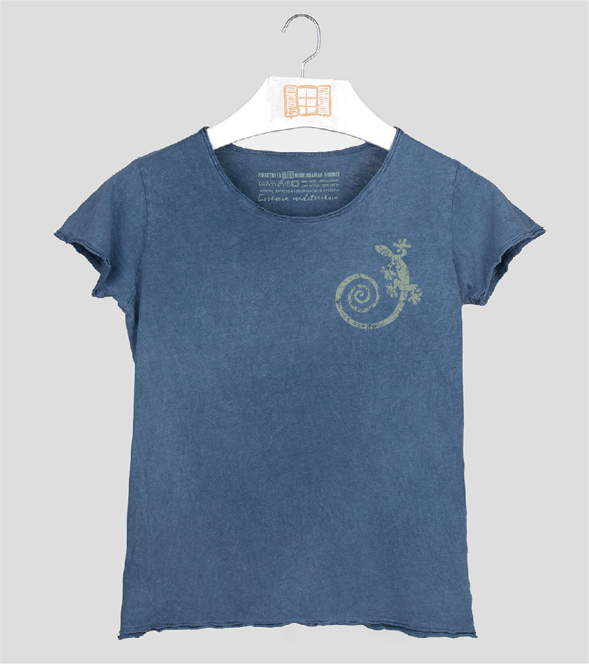Camiseta manga corta Mujer Cargolat - indigo