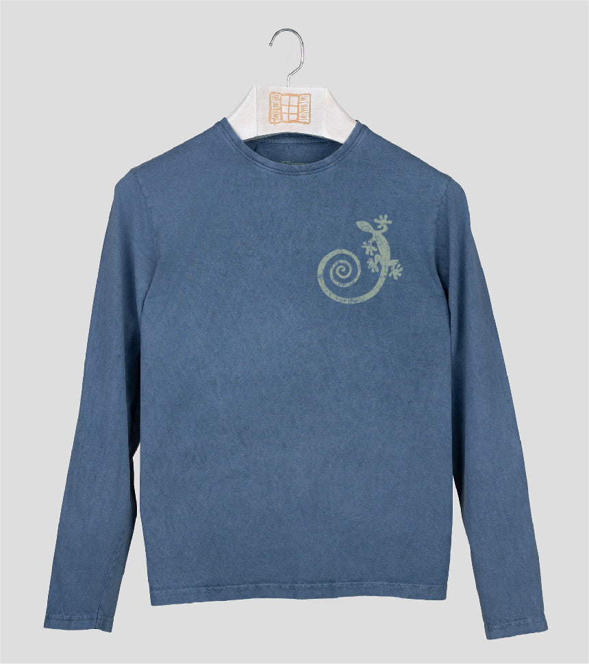 Camiseta manga larga Hombre Cargolat - indigo