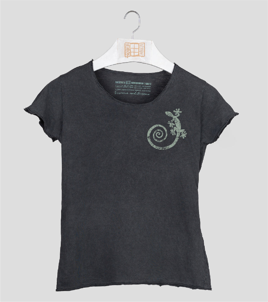 Camiseta manga corta Mujer Cargolat - marengo
