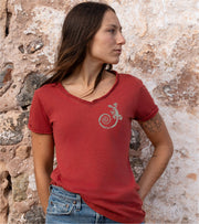Cargolat V-neck T-shirt for Women