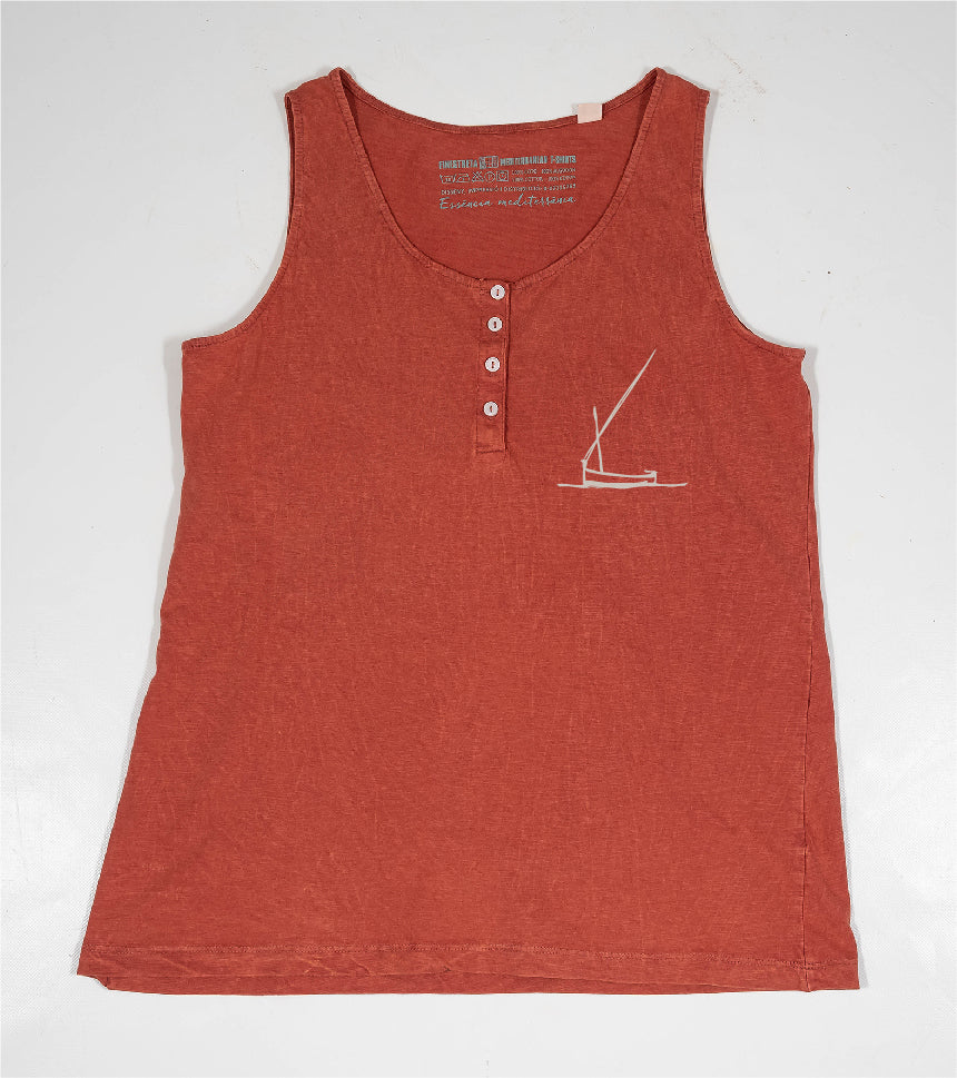 Camiseta de tirantes Mujer Redossa - arcilla