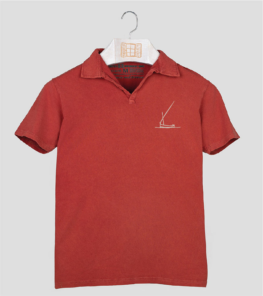 Polo manga corta Hombre Redossa - arcilla