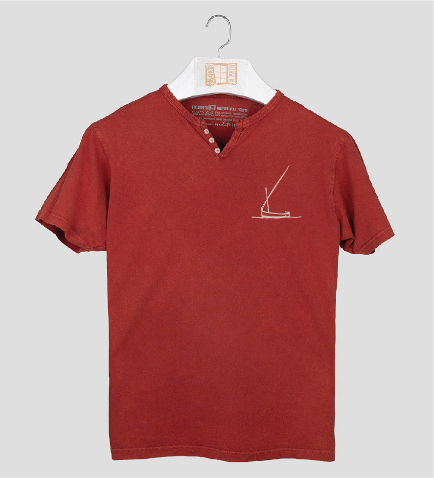 Camiseta cuello botones Redossa