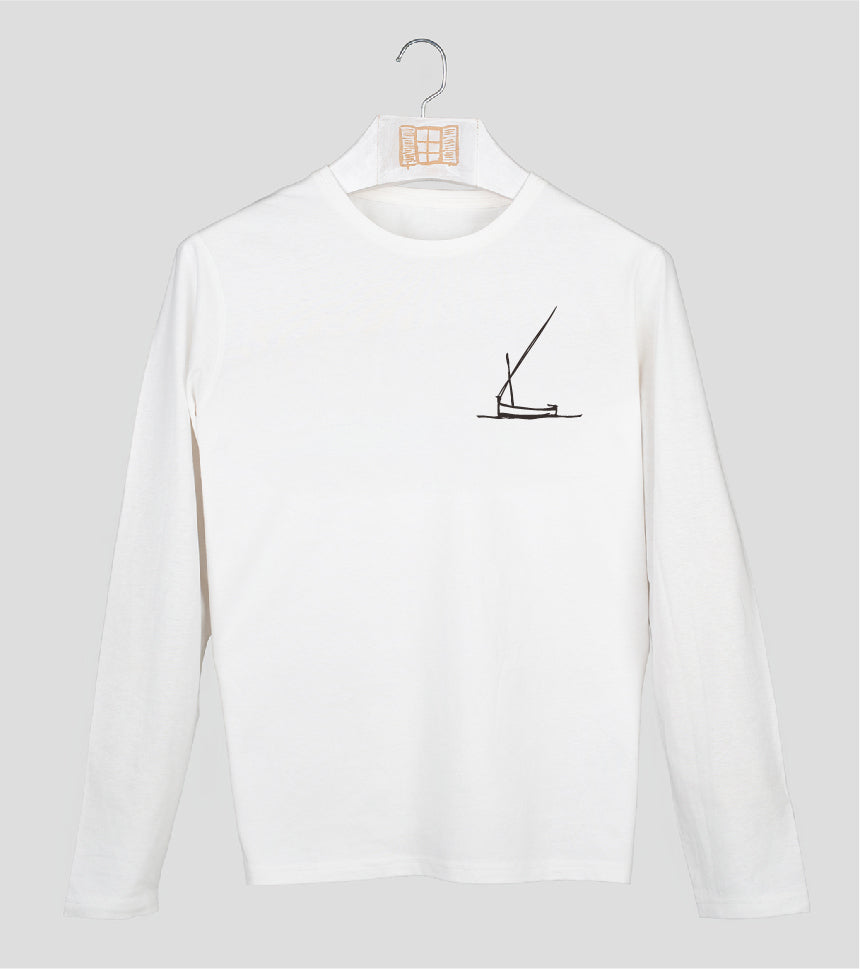 Camiseta manga larga Hombre Redossa - crudo