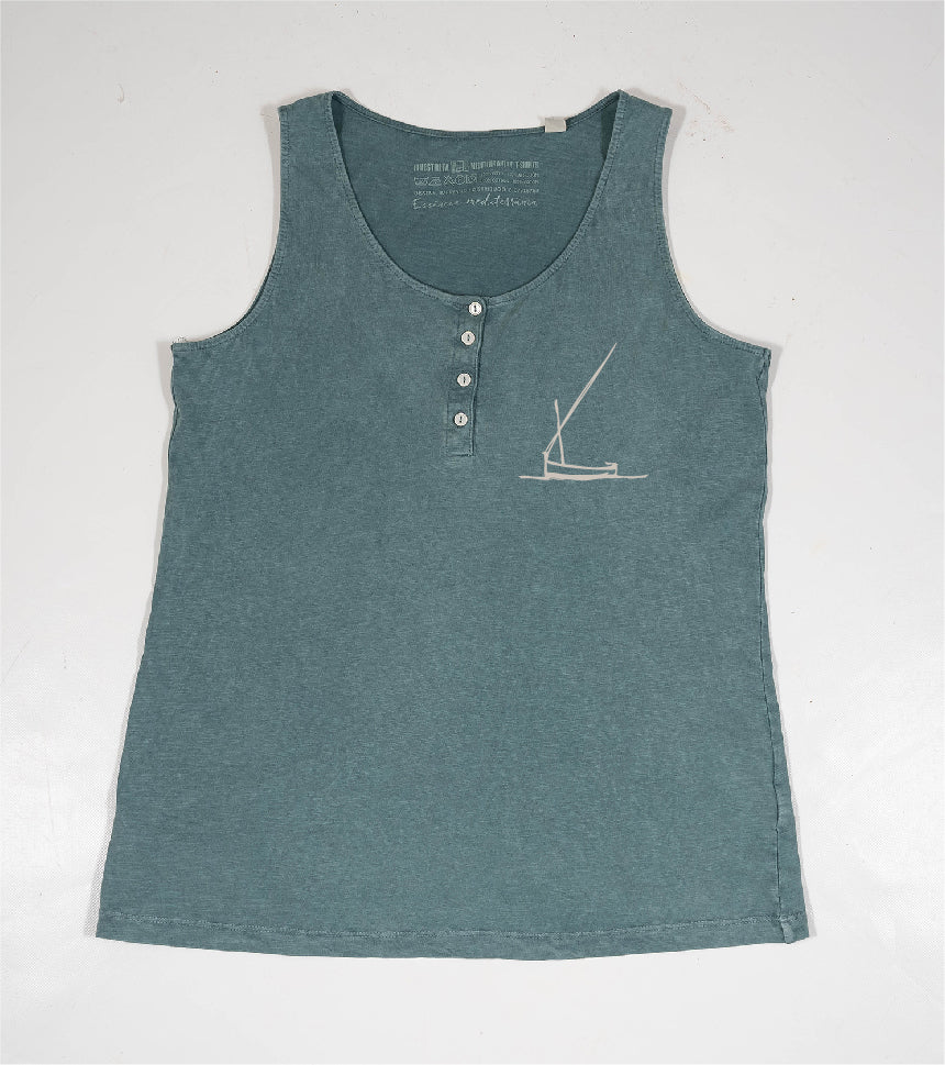 Camiseta de tirantes Mujer Redossa - esmeralda