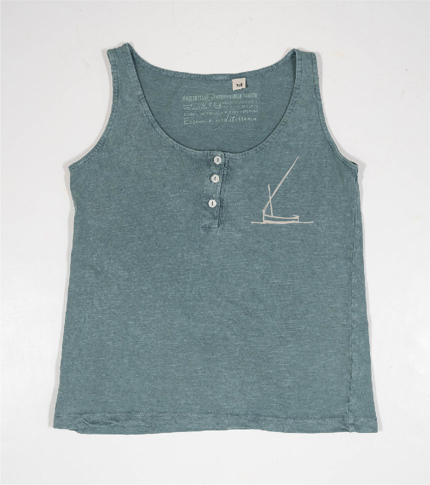 Camiseta de tirantes Niña Redossa - esmeralda