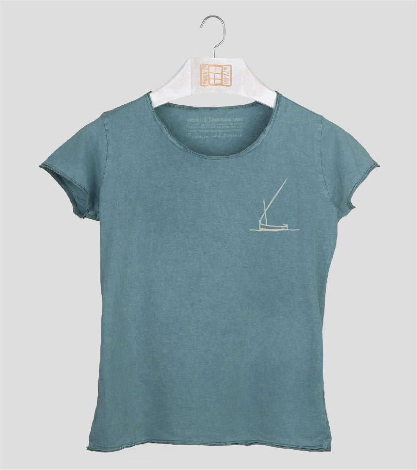 Camiseta manga corta Mujer Redossa - esmeralda