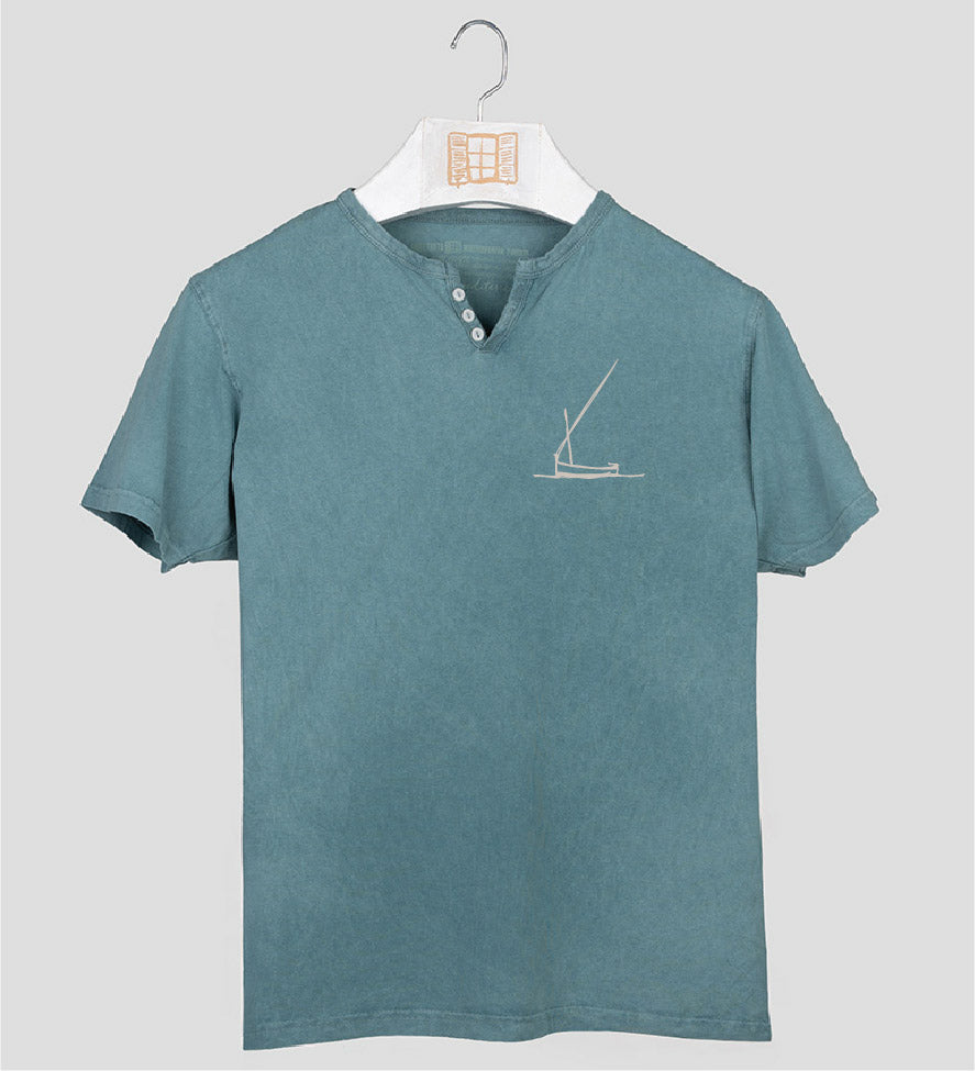 Camiseta cuello botones Redossa