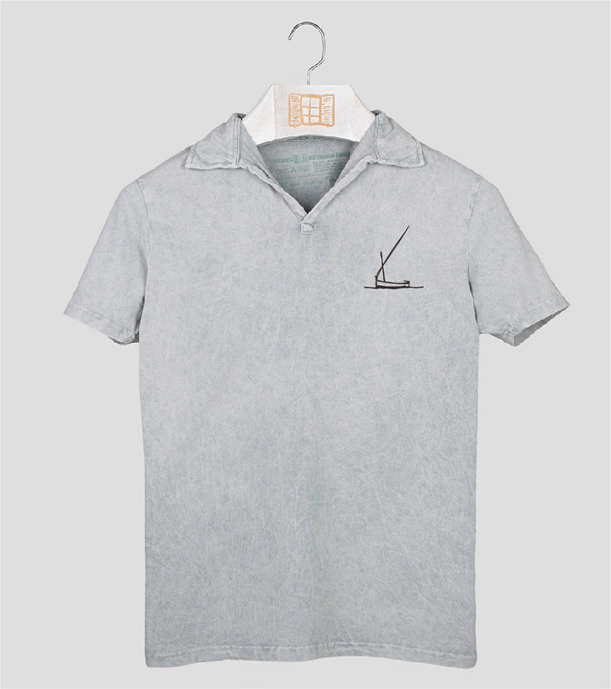 Polo manga corta Hombre Redossa - gris