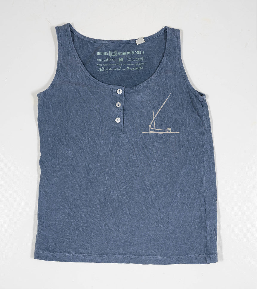 Camiseta de tirantes Niña Redossa - indigo