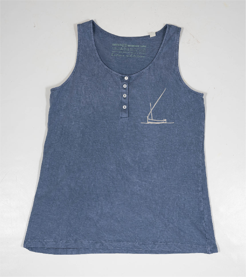 Camiseta de tirantes Mujer Redossa - indigo