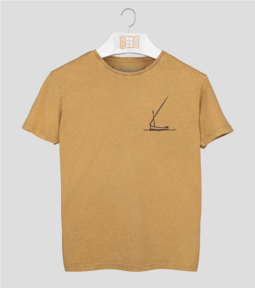 Camiseta manga corta Redossa - mostaza